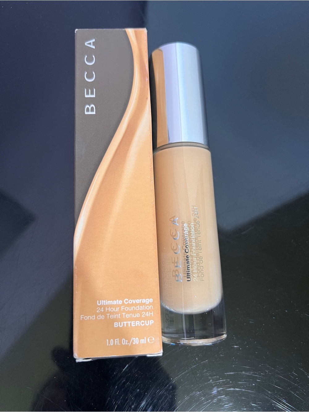 BECCA Ultimate Coverage Foundation - Buttercup Beige with Silver Cap